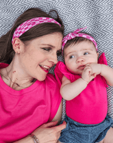 Barbie Pink Checkered Mom Headband